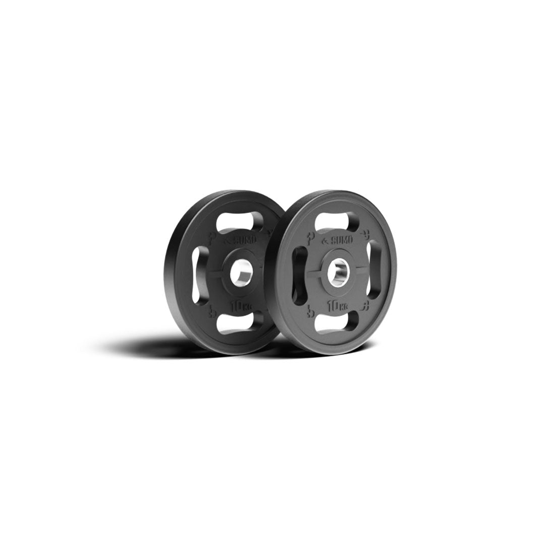 10kg Quad Grip Weight Plates (Pair)