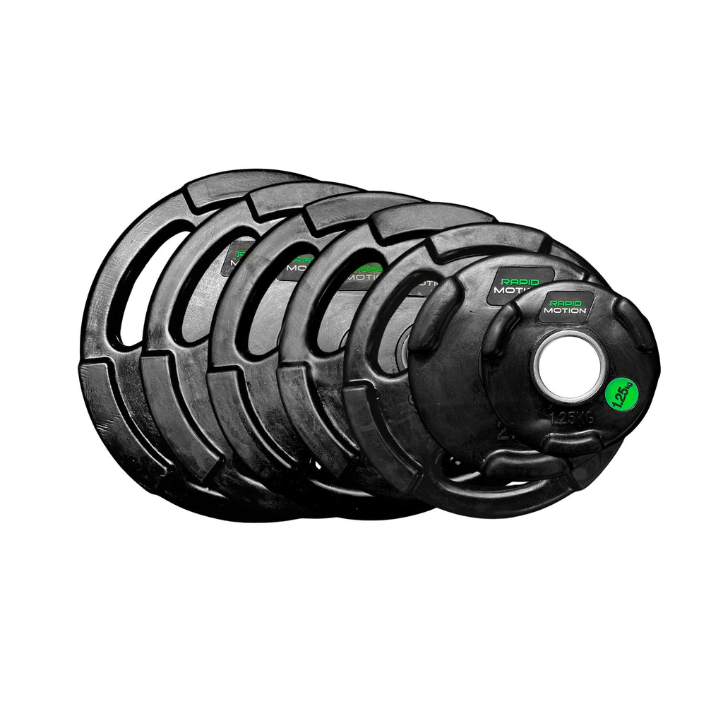 Rapid Motion Olympic Rubber Weight Plates