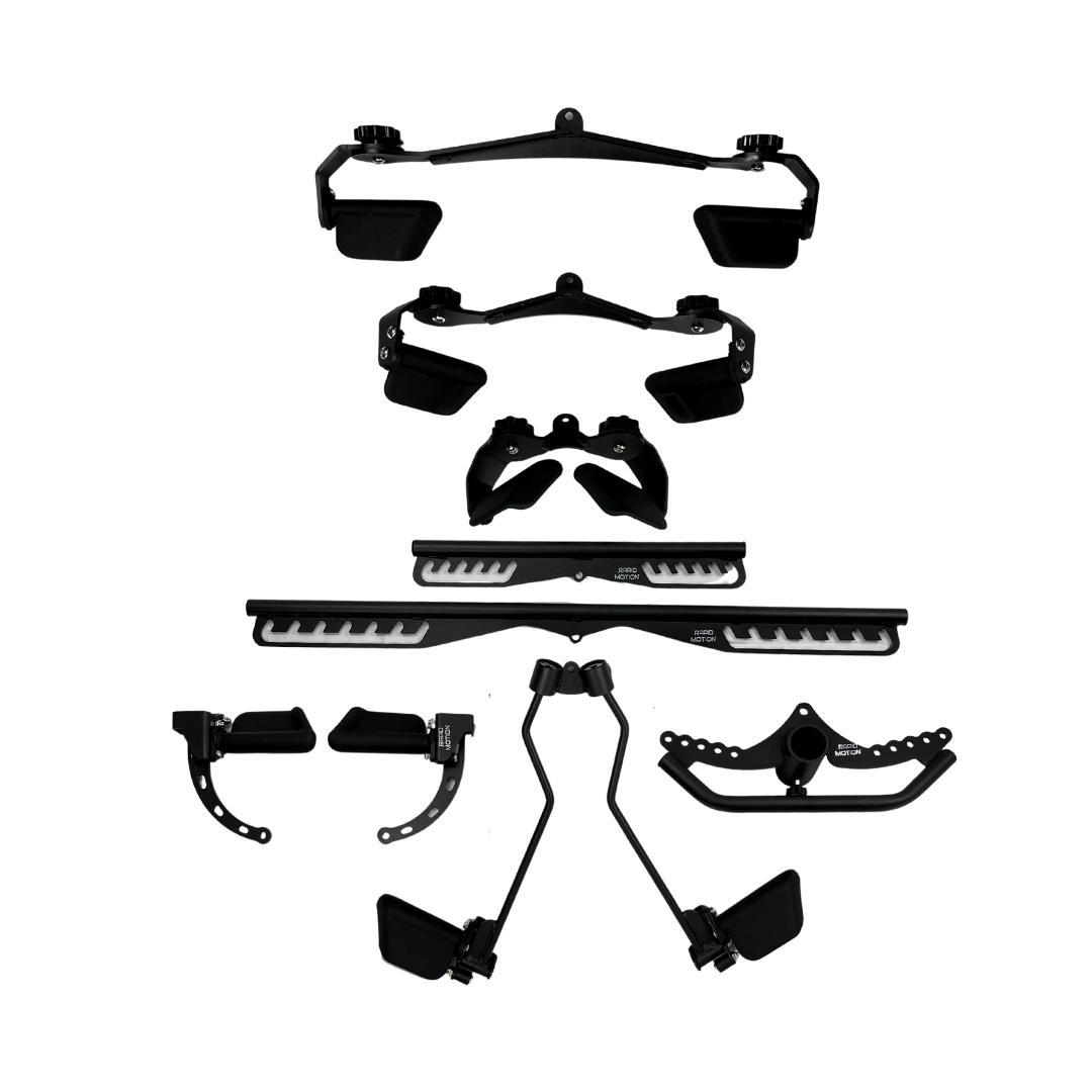Rapid Motion Power Grip Cable Attachments - Multi Grip Pro - 8 Pack