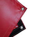 18 oz Heavy Duty Red Coated Vinyl Tarp by AtlasShield®