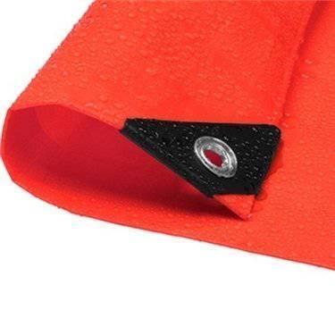 Closeout - Red Poly Tarp 10' x 10'