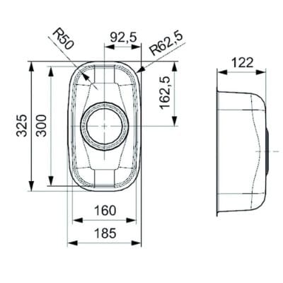 Comfort L18 3016 KG NOF Stainless Steel Integrated Kitchen Sink