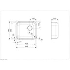 Comfort L18 4035 Stainless Steel Integrated Kitchen Sink