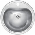 Commercial Atlantis Stainless Steel Inset Sink Without Overflow