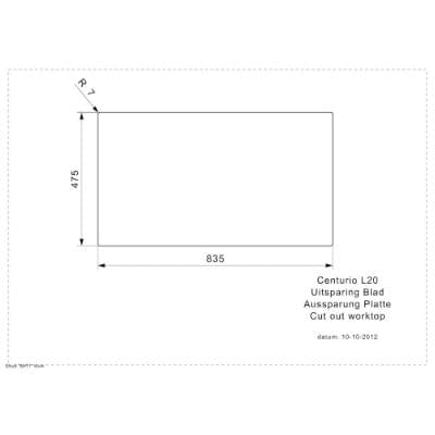 Elite Centurio L20 Stainless Steel Integrated Kitchen Sink
