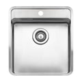Ohio 40 x 40 Tapwing Stainless Steel Kitchen Sink