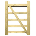 Braced Uni-Gate (Right Hand Hanging) Planed Finish - Jacksons Fencing