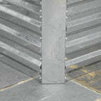 Galvanized Raised Garden Bed Kit with Reinforcing Bars, Large and Tall Metal Planter Box for Vegetables, Flowers and Herbs, 6' x 3' x 2', Silver