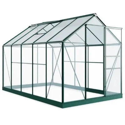 Rosette Hobby Aluminium Polycarbonate Greenhouse  - All Sizes