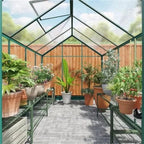 Rosette Hobby Aluminium Polycarbonate Greenhouse  - All Sizes