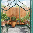 Rosette Hobby Aluminium Polycarbonate Greenhouse  - All Sizes