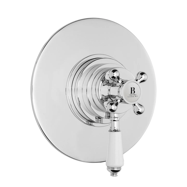 Round Dual Thermostatic Concealed Valve