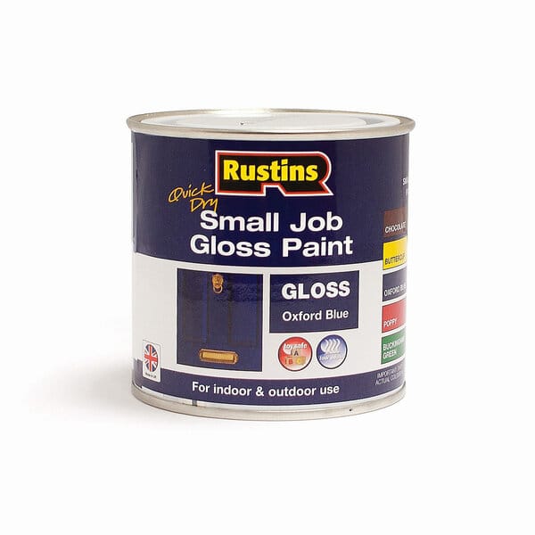 Rustins Quick Dry Small Job Gloss Paint - Oxford Blue x 250ml