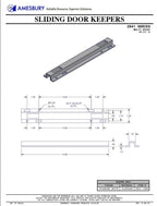 S3016 - GEMINI 2 POINT KEEPER Dual Hook Box Strike Keeper for Sliding Patio Door