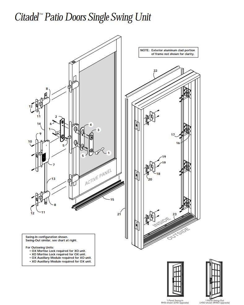 S4112 - Peachtree Multipoint Mortise Lock Citadel IPD Citation W&F