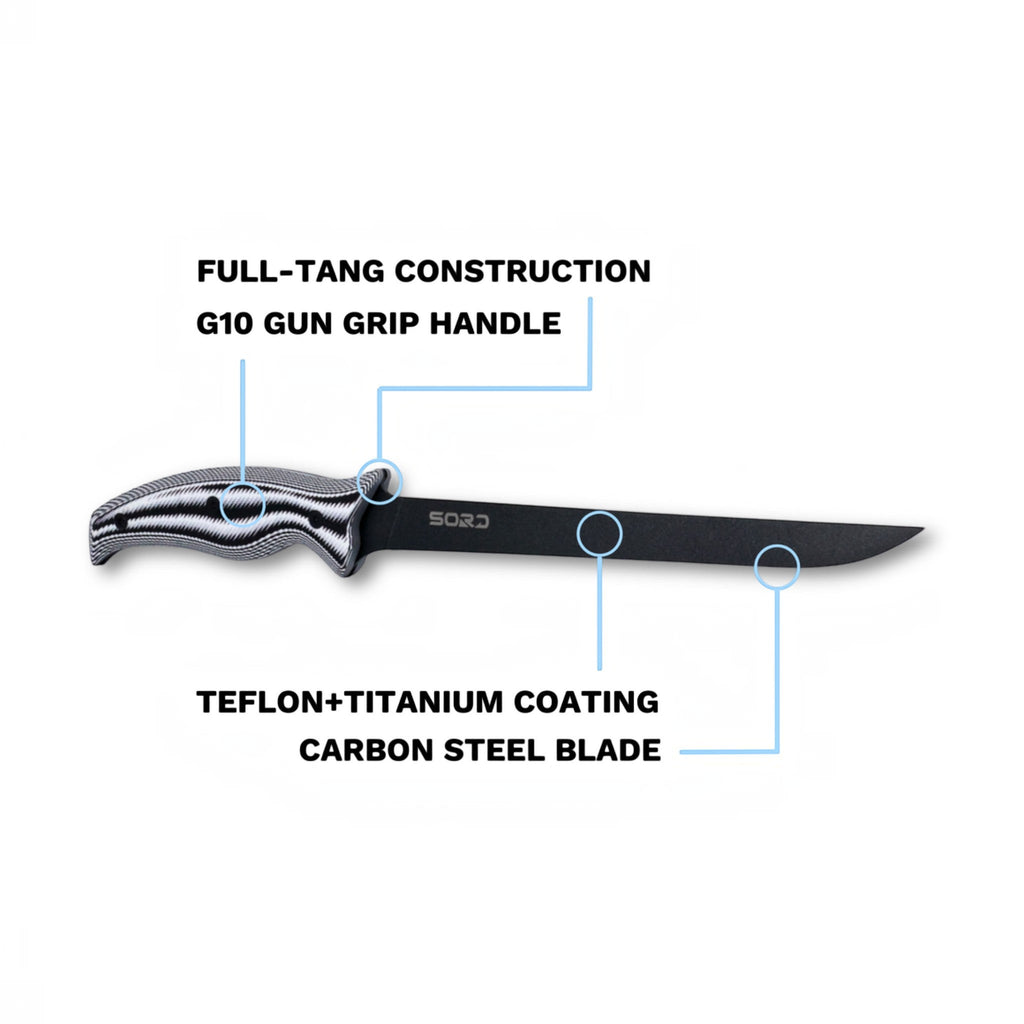 SORD Fishing Products 8in Fillet Knife - Super Flex