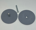 S9005 Don-Jo BF 161  Hole Filler Plate Cover 2-1/8in, Gray Primed