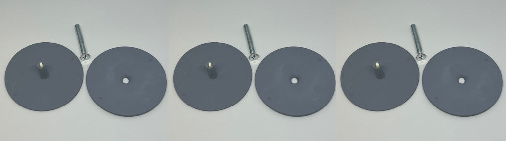 S9005 Don-Jo BF 161  Hole Filler Plate Cover 2-1/8in, Gray Primed