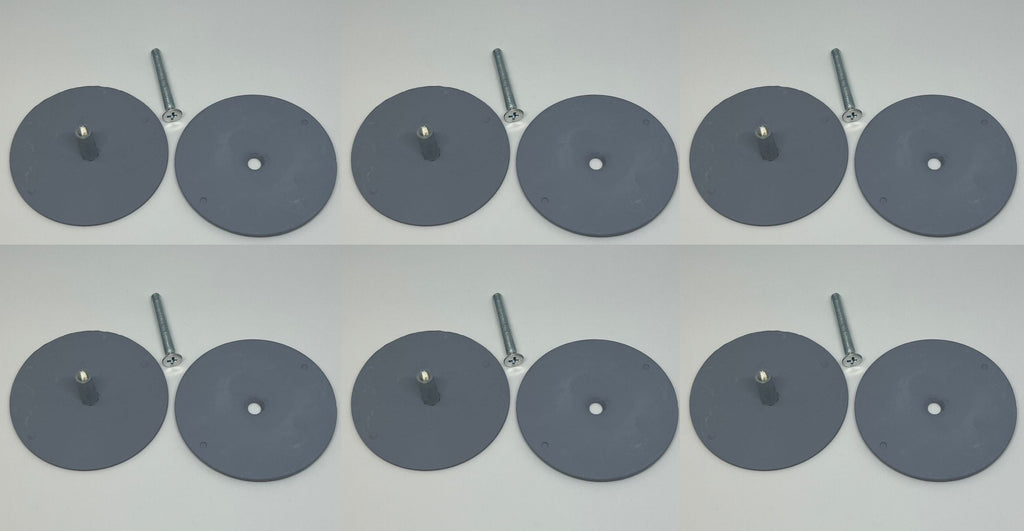 S9005 Don-Jo BF 161  Hole Filler Plate Cover 2-1/8in, Gray Primed