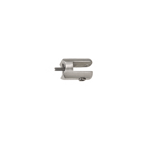 CRL Brushed Stainless Fixed Glass Fitting for 1" Tubing - SA50BS