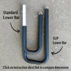 SUP- surfboard rack- lower bar set