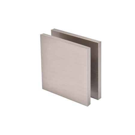 CRL Square Style Hole-In-Glass Fixed Panel U-Channel