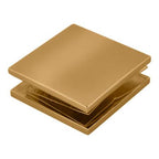 CRL Square Style Hole-In-Glass Fixed Panel U-Channel