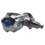 Brass Barbed Bib Tap FULL Connection Kit x2