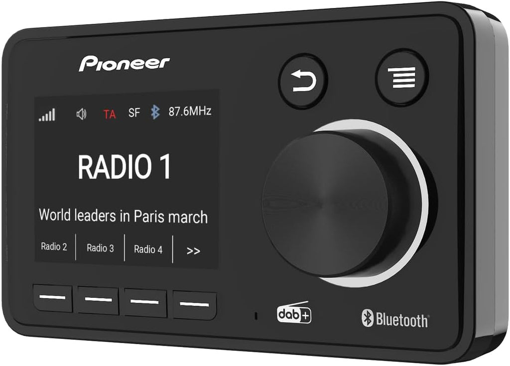 Pioneer SDA-11DAB DAB+ Car Radio Adaptor Bluetooth Hands-Free - Black