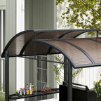 8' x 5' Grill Gazebo Canopy with Side Shelves