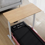 DeerRun Z10 Pro Muse Type 2 in 1 Foldable Treadmill with Remote Control, 12% Auto Incline, Pink