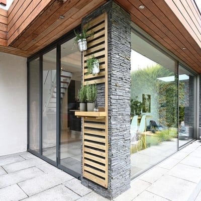 Forest Slatted Wall Planter