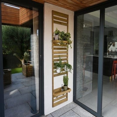 Forest Slatted Wall Planter