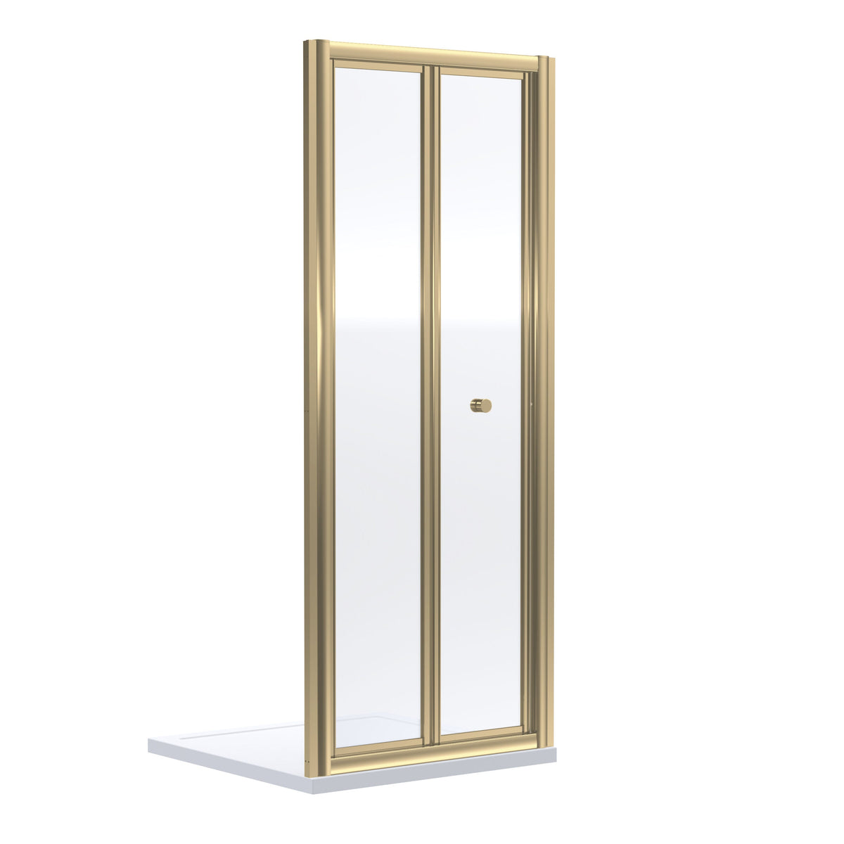 Matrix 4mm Glass Recessed Bi-fold Shower Door