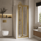 Matrix 4mm Glass Recessed Bi-fold Shower Door