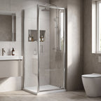 Matrix 6mm Glass Recessed Pivot Shower Door