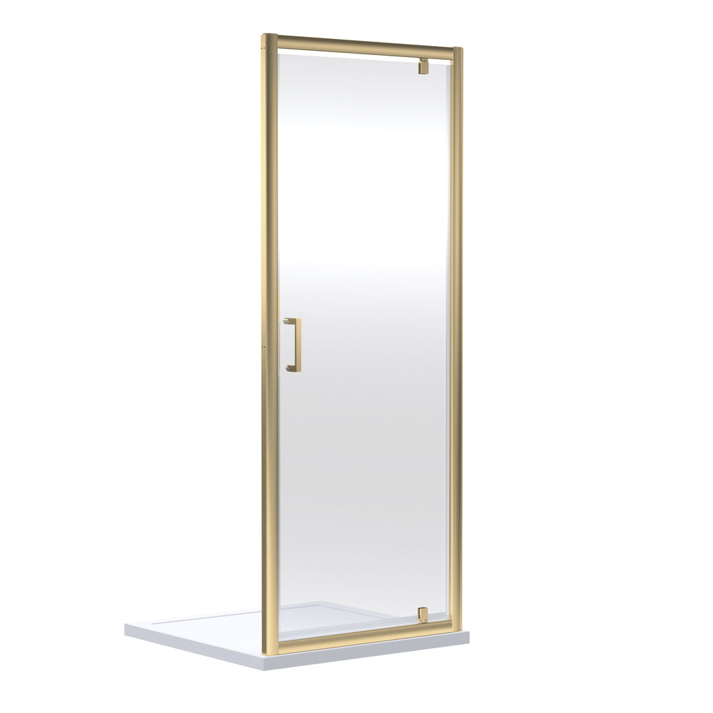 Matrix 6mm Glass Recessed Pivot Shower Door