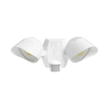 RAB SMSBULLET2X12W Field Adjustable Flood Light 2645 Lumens 24W Selectable CCT 120-277V Motion Sensor White