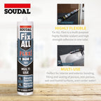 Soudal Fix ALL Flexi Adhesive & Sealant