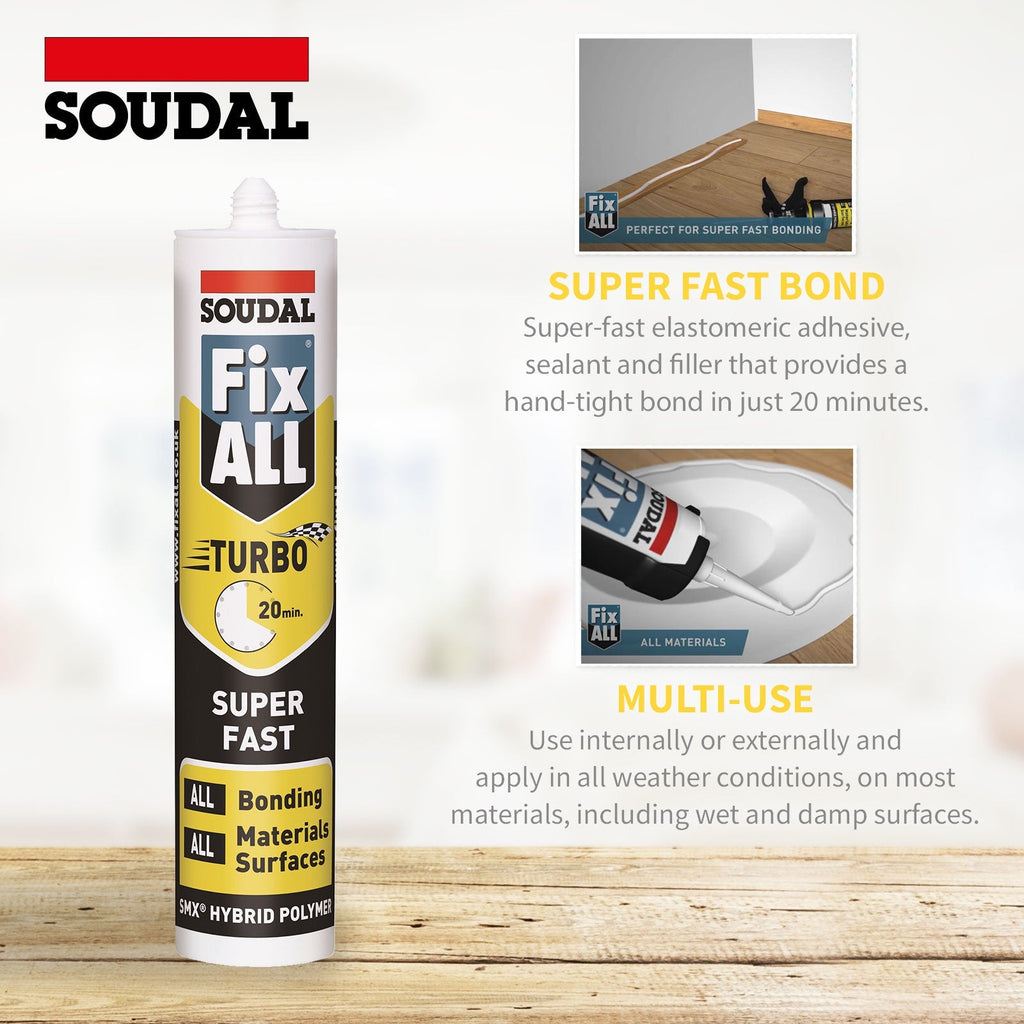 Soudal Fix ALL Turbo Adhesive