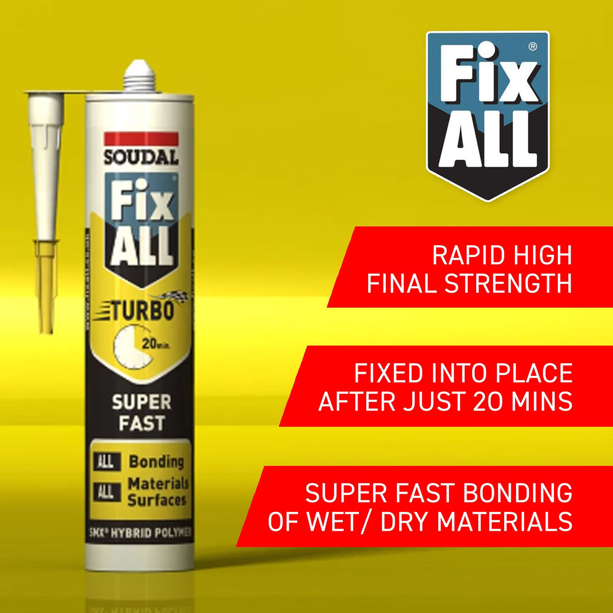Soudal Fix ALL Turbo Adhesive