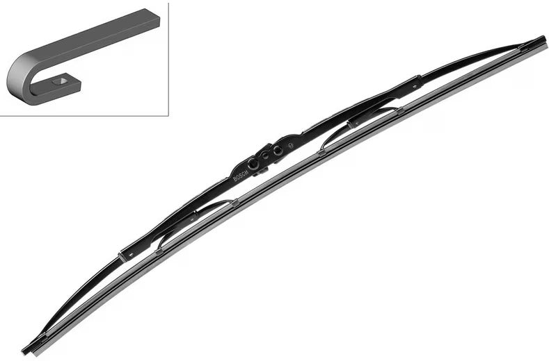 Bosch Super Plus SP26 Universal Wiper Blade - Single 650mm/26" - Black