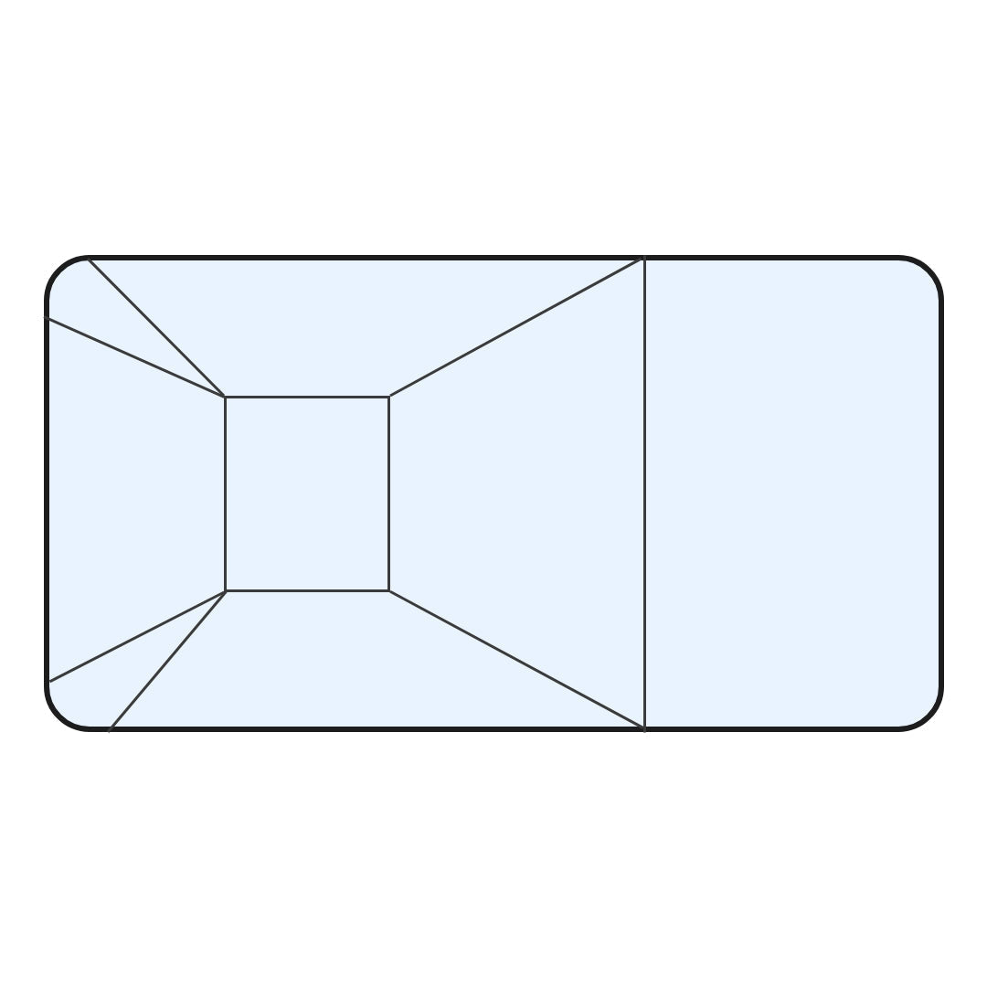 12' Add-on Rectangular Hopper Liner for Hercules