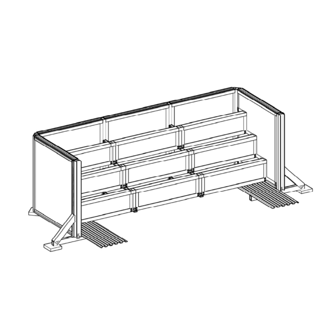 12' Full Length Stadium Steps for Hercules