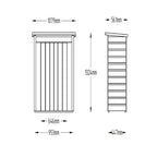 Forest Shiplap Pent Garden Store - Pressure Treated