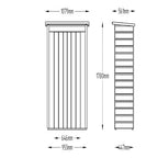 Forest Shiplap Pent Tall Garden Store - Pressure Treated