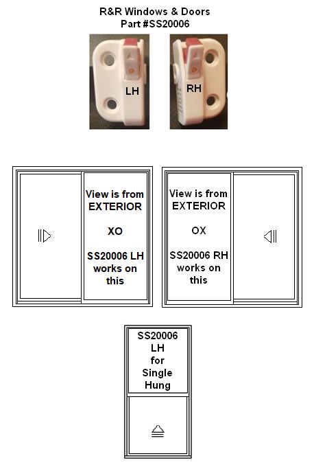 SS20006 - Window Operating Control Device Kit (WOCD)  50-2003 Series