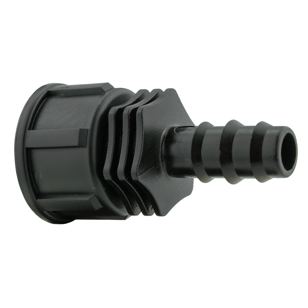 16mm Barbed Straight with In-Line BSPM Valve and 19mm Brass Barb