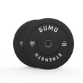 20kg Black Bumper Plates (Pair)