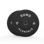 20kg Black Bumper Plates (Pair)